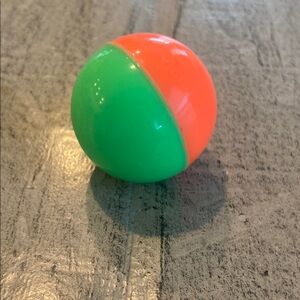 Vibrant Green and Orange Kids Toy Ball